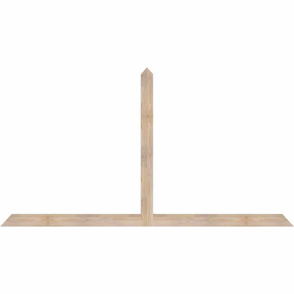 Ekena Millwork Portland Smooth Timber Gable Bracket, Douglas Fir, 84"W x 45"H x 1 1/2"D x 3 1/2"F, 13/12 Pitch GBW084X45X0204POR00SDF - main